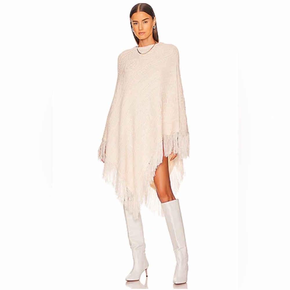 NWT Revolve 525 America Mix Stitch Poncho